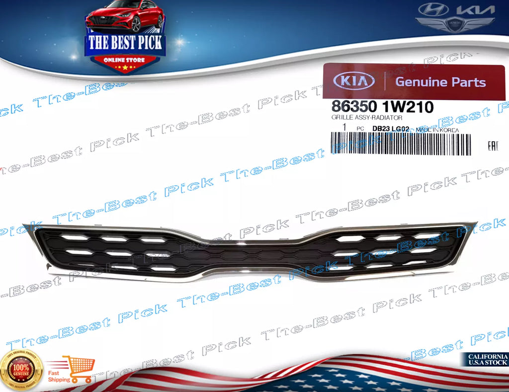 ⭐GENUINE⭐ Front Bumper Grille Upper 863501W210 For KIA RIO Hatchback 5 DR 12- 15