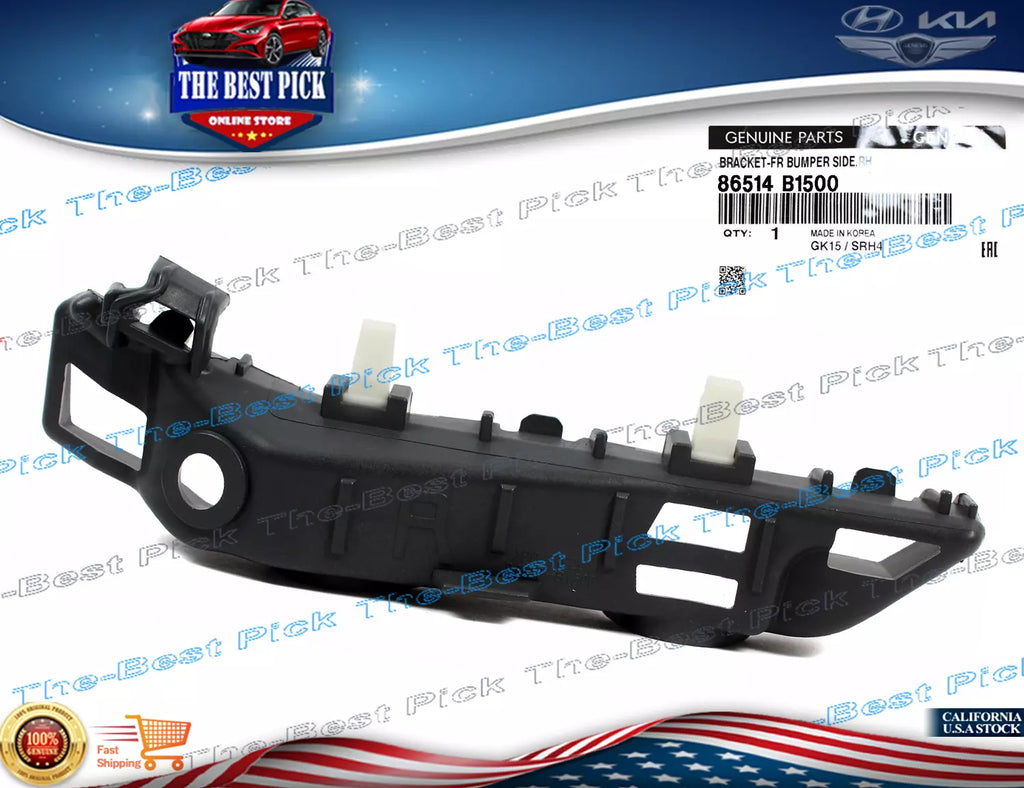 ⭐GENUINE⭐ Front Bumper Bracket RIGHT Side RH For 17-20 GENESIS G80 86514B1500