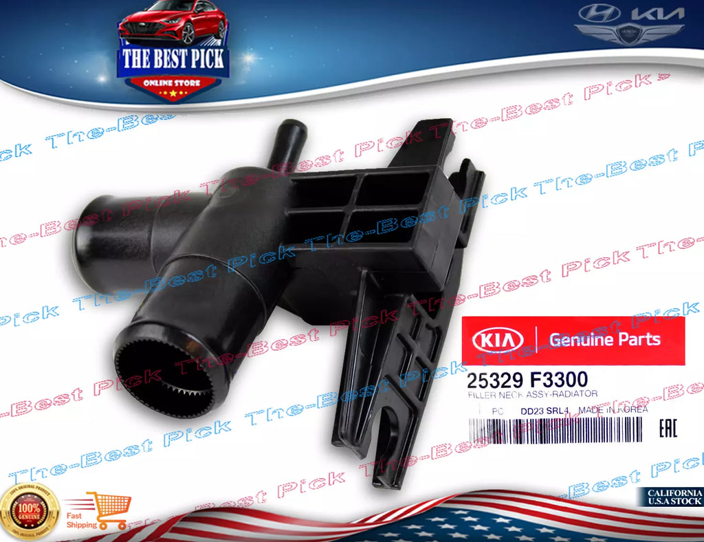 ⭐GENUINE⭐1.6L Only Radiator Engine Coolant Filler Neck Veloster 19-20 25329F3300