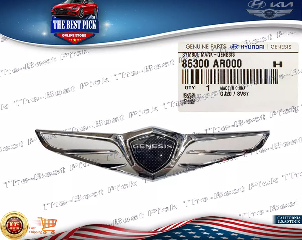 ⭐GENUINE⭐ Hood Emblem Front Symbol Mark Logo Genesis GV70 2022-2023 86300AR000