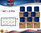 ⭐GENUINE⭐ Engine Oil Filter & Washers 8PACK for GASOLINE Hyundai/Kia 2630035505