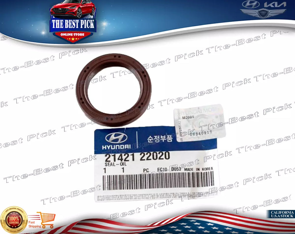 ⭐GENUINE⭐ CRANKSHAFT SEAL FRONT for Hyundai Kia 2142122020 *SEE COMPATIBILITY*