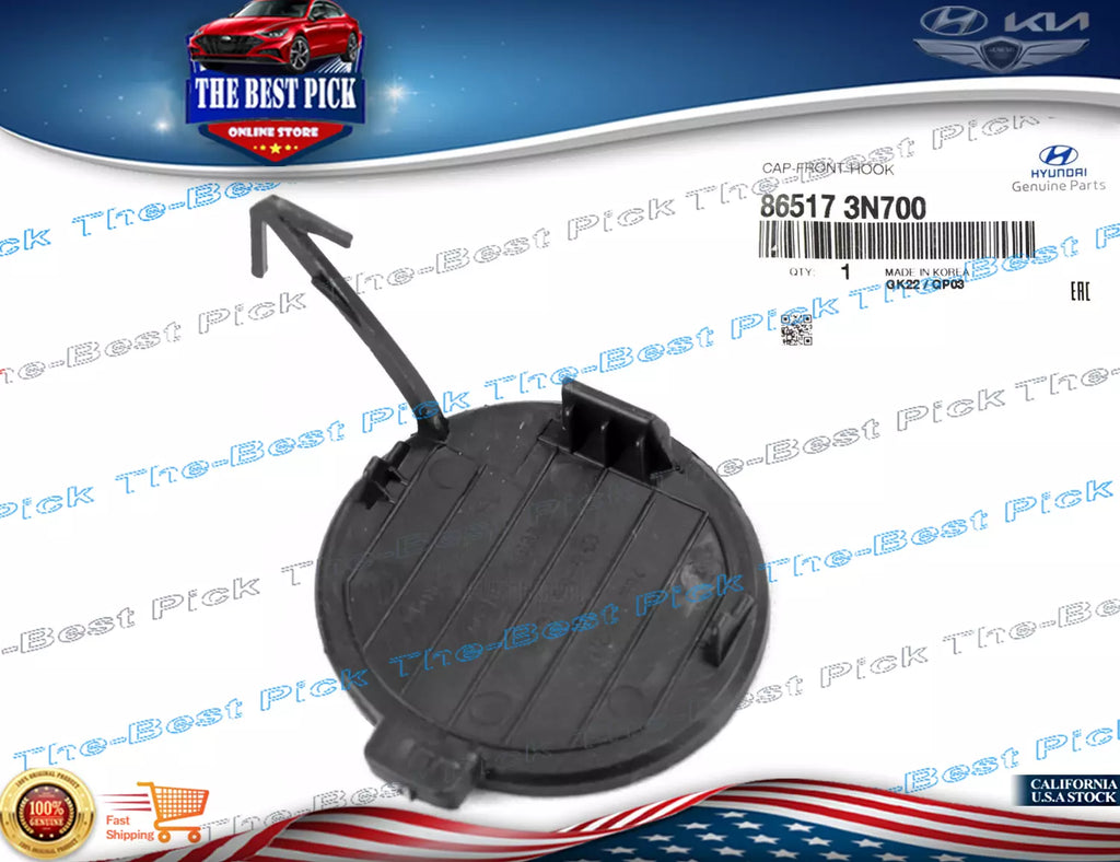 ⭐GENUINE⭐ FRONT Bumper Tow Eye Cap Cover 2014-2016 Hyundai EQUUS 865173N700