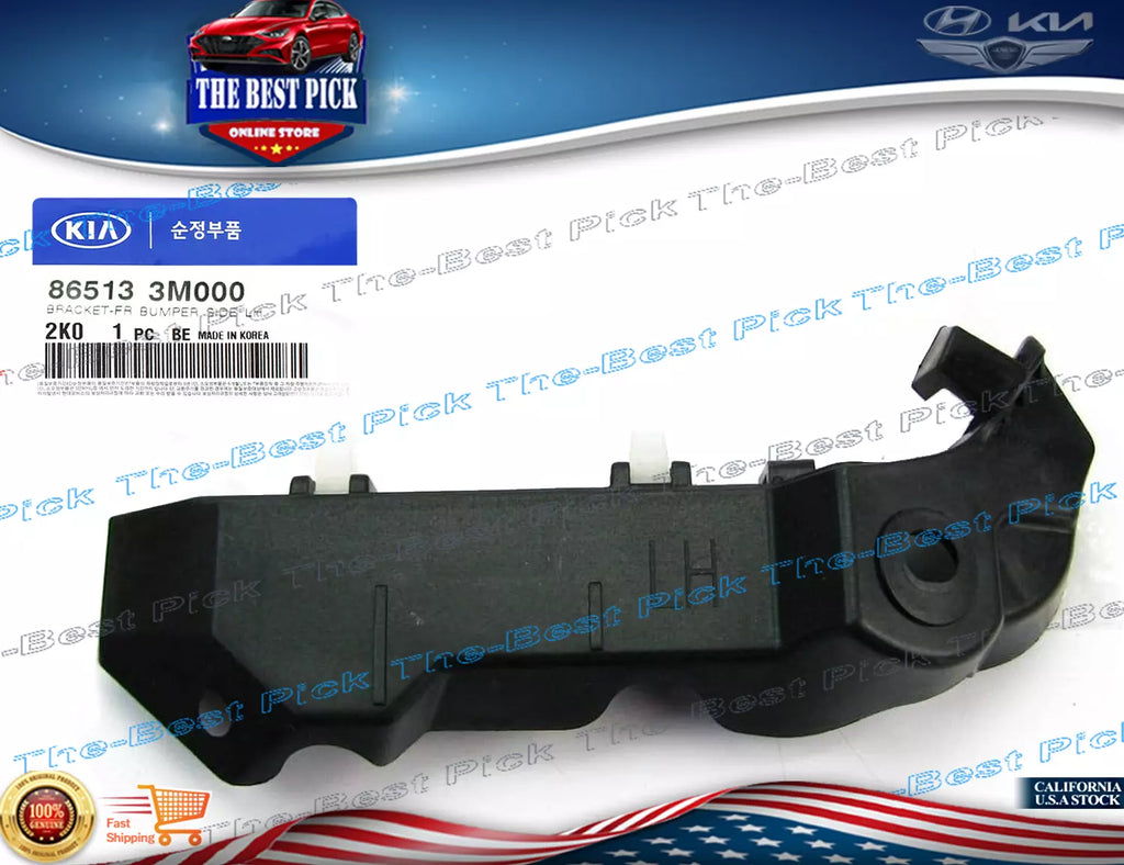 ⭐GENUINE⭐ Front BUMPER BRACKET LEFT Driver LH FOR 2009-2011 GENESIS 865133M000