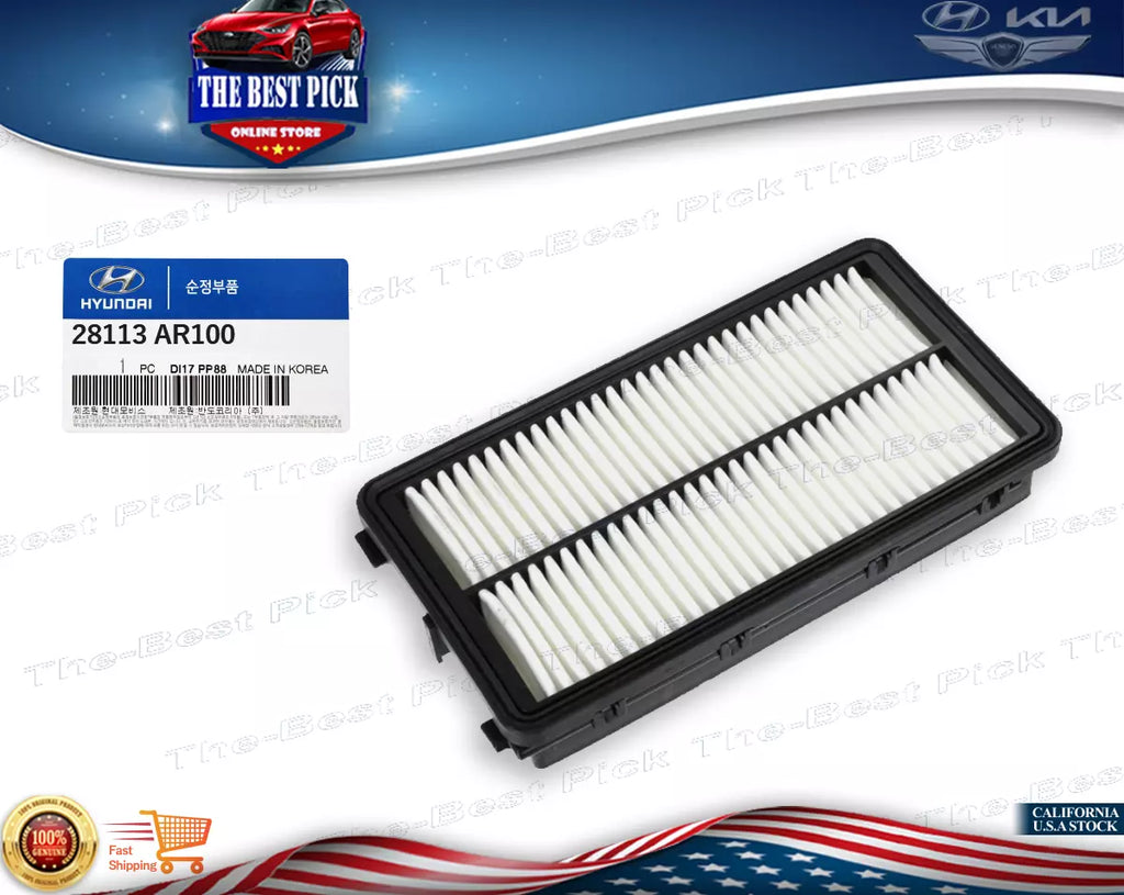 ⭐GENUINE⭐ 2.5L TURBO Air Filter Cleaner Genesis GV70 2022-2024 28113AR100