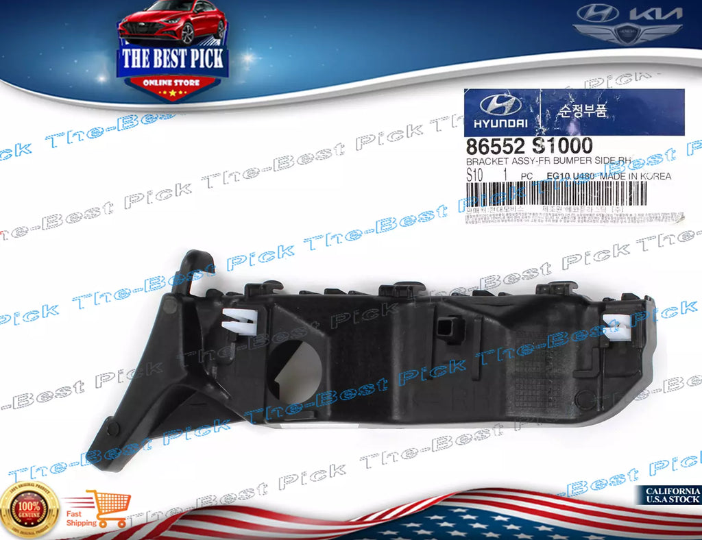 ⭐GENUINE⭐ Front Bumper Bracket RIGHT for 2019-2020 Hyundai Santa Fe 86552S1000