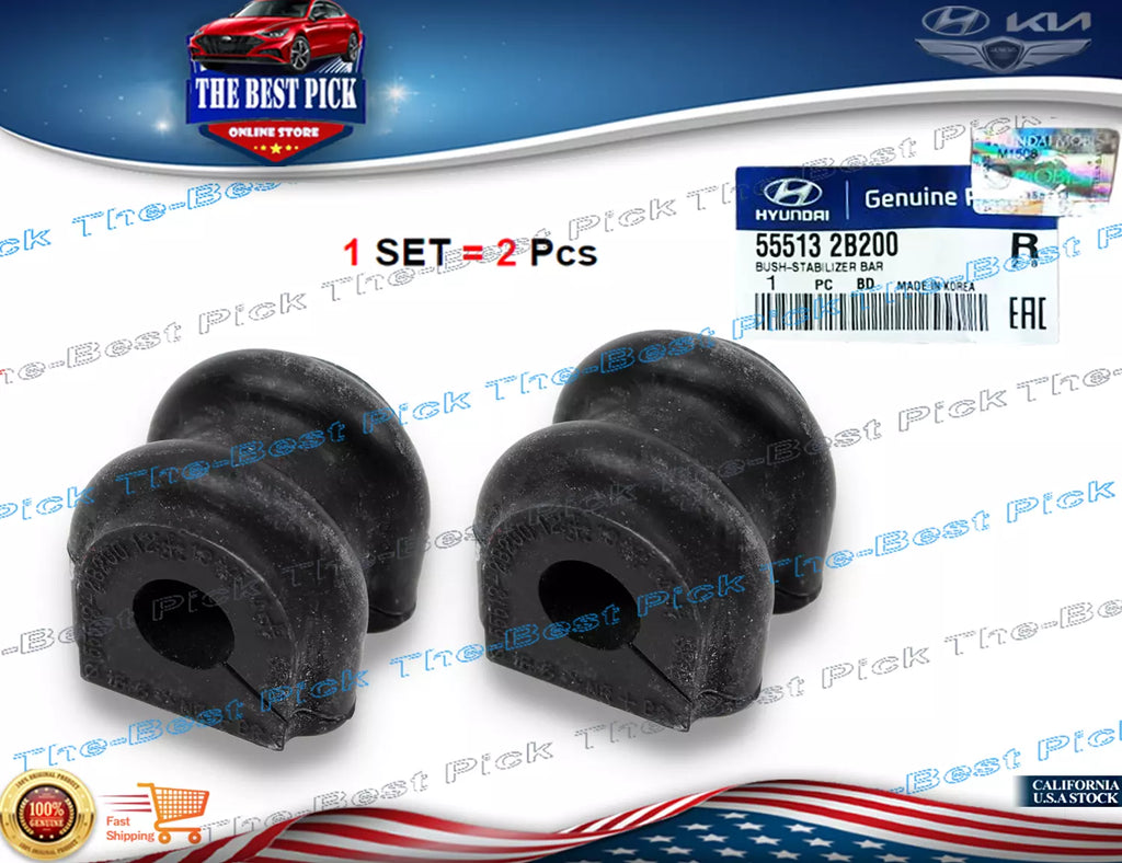 ⭐GENUINE⭐ REAR Stabilizer Sway Bar Bushing set 2pcs For Veracruz Santa Fe 07-12