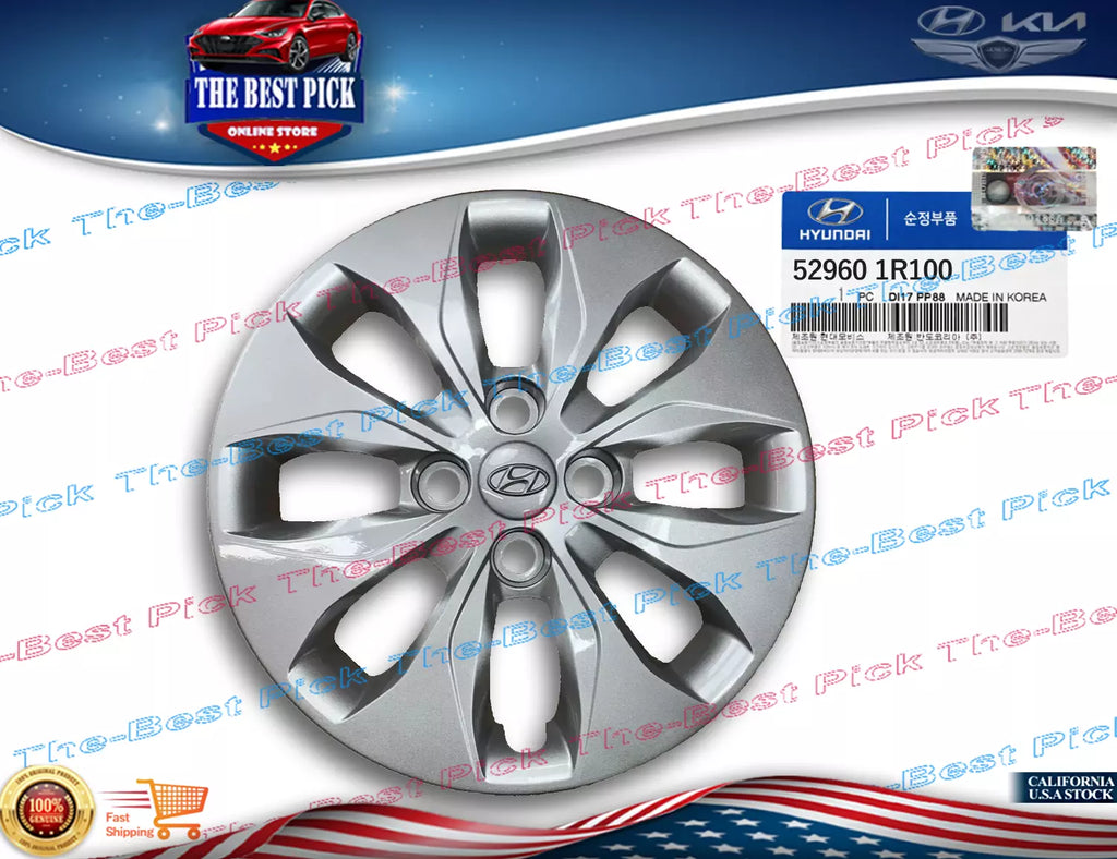 ⭐GENUINE⭐ 14" Hubcap Hub Cap Wheel Cover HYUNDAI ACCENT 2015-2017 529601R100