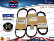 Load image into Gallery viewer, ⭐GENUINE⭐AC Alternator Power Steering V-Belt Kit for 2006-2011 Accent 2521226021