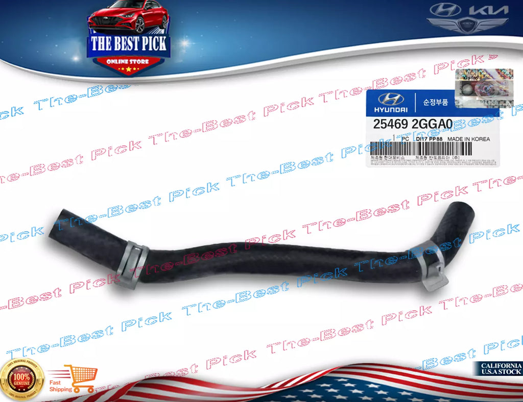 ⭐GENUINE⭐Hyundai / KIA HOSE ASSY-WATER FROM THRORRLE BODY 254692GGA0