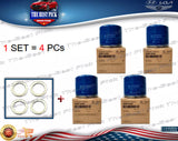 ⭐GENUINE⭐ Engine Oil Filter & Washers 4PACK for GASOLINE Hyundai/Kia 2630035505