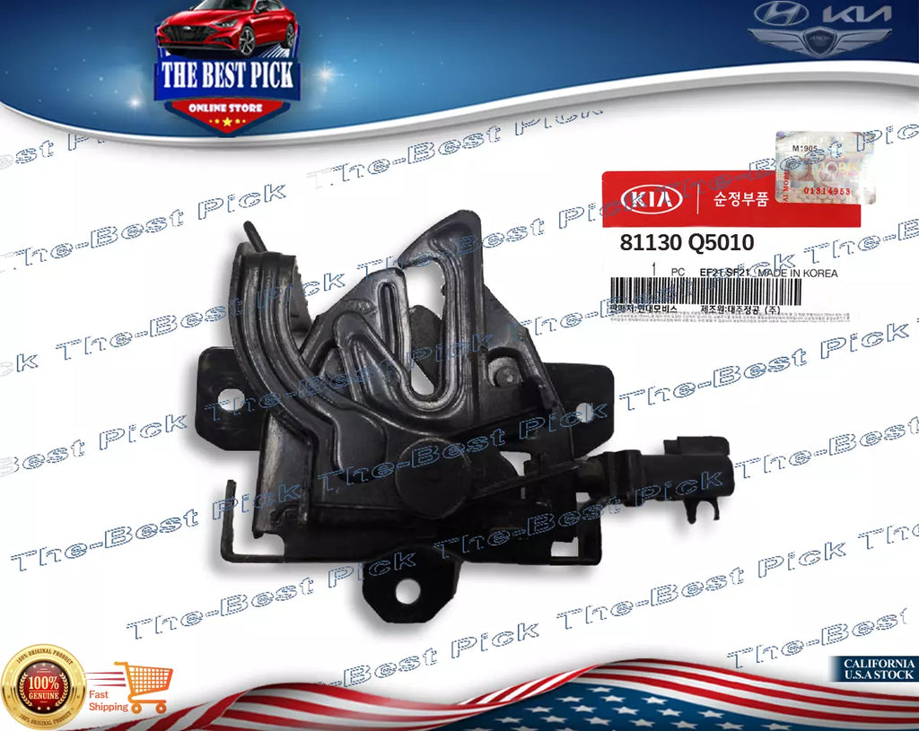 ⭐GENUINE⭐ fits Kia Seltos 2020-2023 Front Hood Lock Latch 81130Q5010