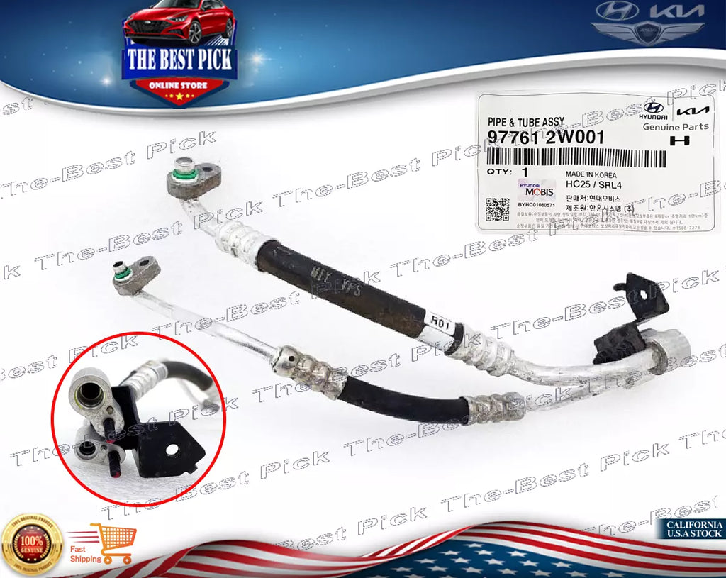 ⭐GENUINE⭐ FRONT AC Tube For Hyundai Santa Fe 2013-2018 977612W001