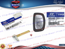 Load image into Gallery viewer, ⭐GENUINE⭐ FOB Keyless Remote Control &amp; Blanking Key for 17-19 Tucson 95440D3110