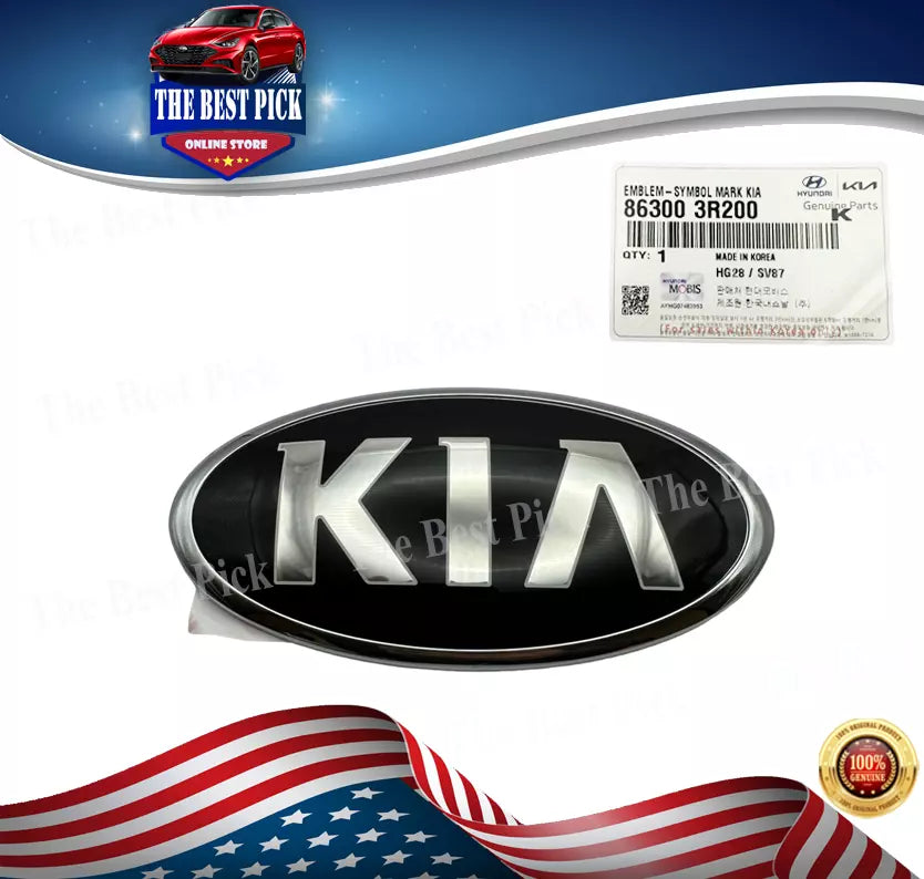 ⭐GENUINE⭐ Front Hood * KIA * Logo Emblem for 2012-2013 Kia Soul 863003R200