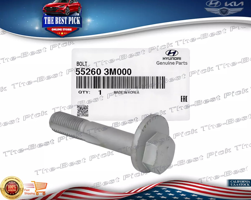 ⭐GENUINE⭐ Lateral Arm Adjust Bolt Various For 2011-2022 Hyundai Kia 552603M000