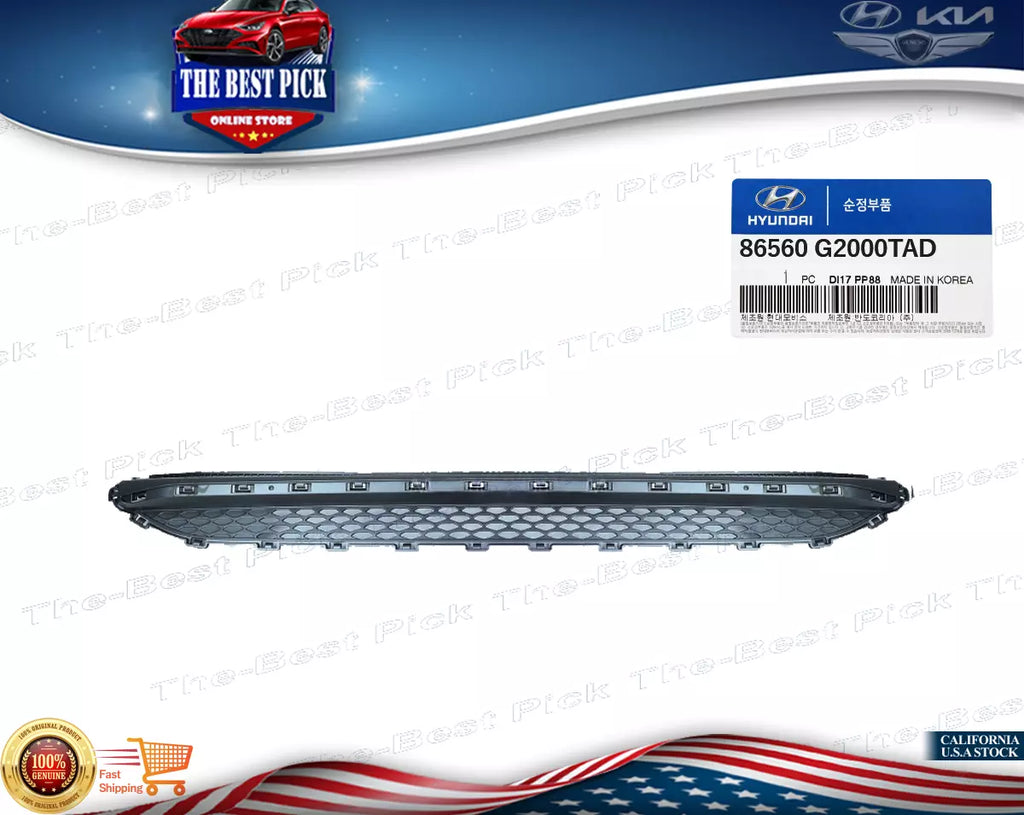 ⭐GENUINE⭐ Grille Front Bumper Lower HYUNDAI IONIQ 2017-2019 86560G2000TAD