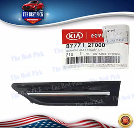 ⭐GENUINE⭐ FRONT FENDER SIDE MOLDING VENT GRILLE LEFT FOR OPTIMA 11-15 877712T000