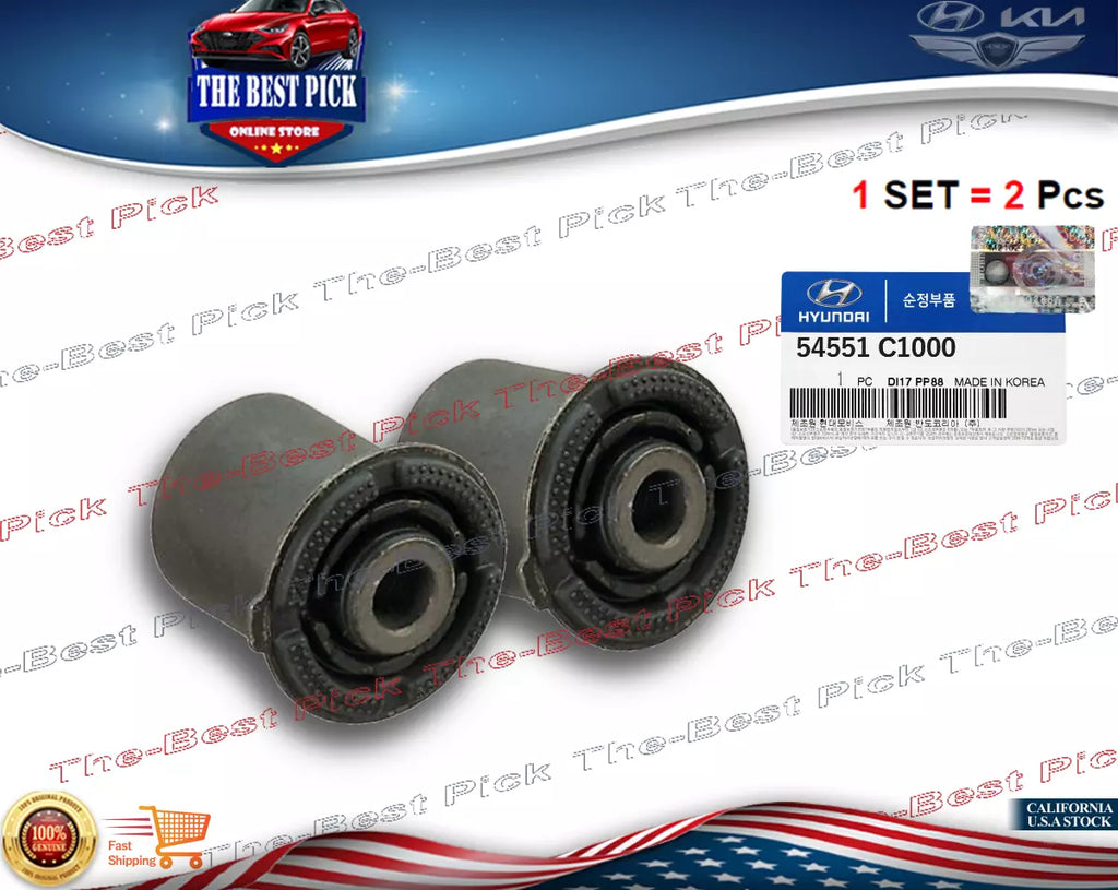 ⭐GENUINE⭐ Front Control Arm FRONT Bushings 2 pcs fits SONATA 2014-17 54551C1000