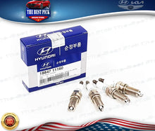 Load image into Gallery viewer, GENUINE SPARK PLUG 4PCS for 11-16 Sonata Tucson Optima Sorento 2.4L 1884711160