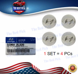 GENUINE Wheel Center Hub Cap SET=4PCS for 09-14 Hyundai Genesis 3.8L 529602L320
