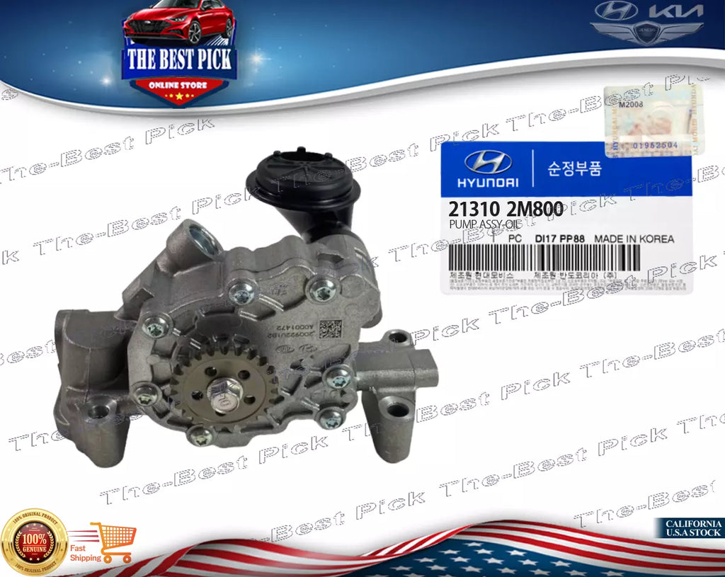 ⭐GENUINE⭐ Engine Oil Pump 1.6L TURBO For Sonata Santa Fe K5 2020-2023 213102M800