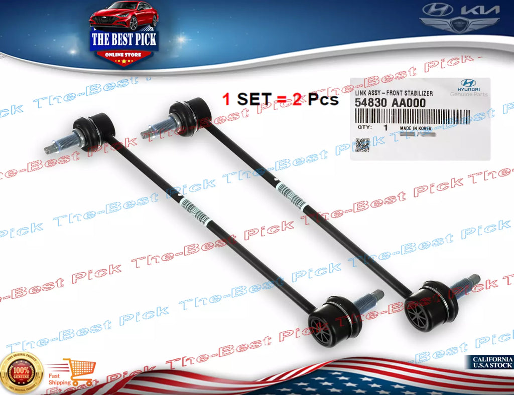 ⭐GENUINE⭐ Front Stabilizer Bar Link Left & Right 2pcs ELANTRA 2021-24 54830AA000