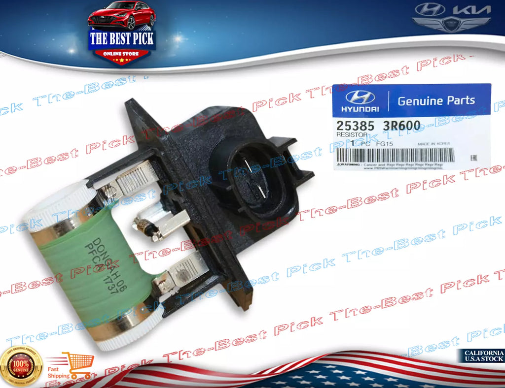 ⭐GENUINE⭐ 3.3L V6 Engine Cooling Fan Resistor Hyundai Azera 2012-2015 253853R600