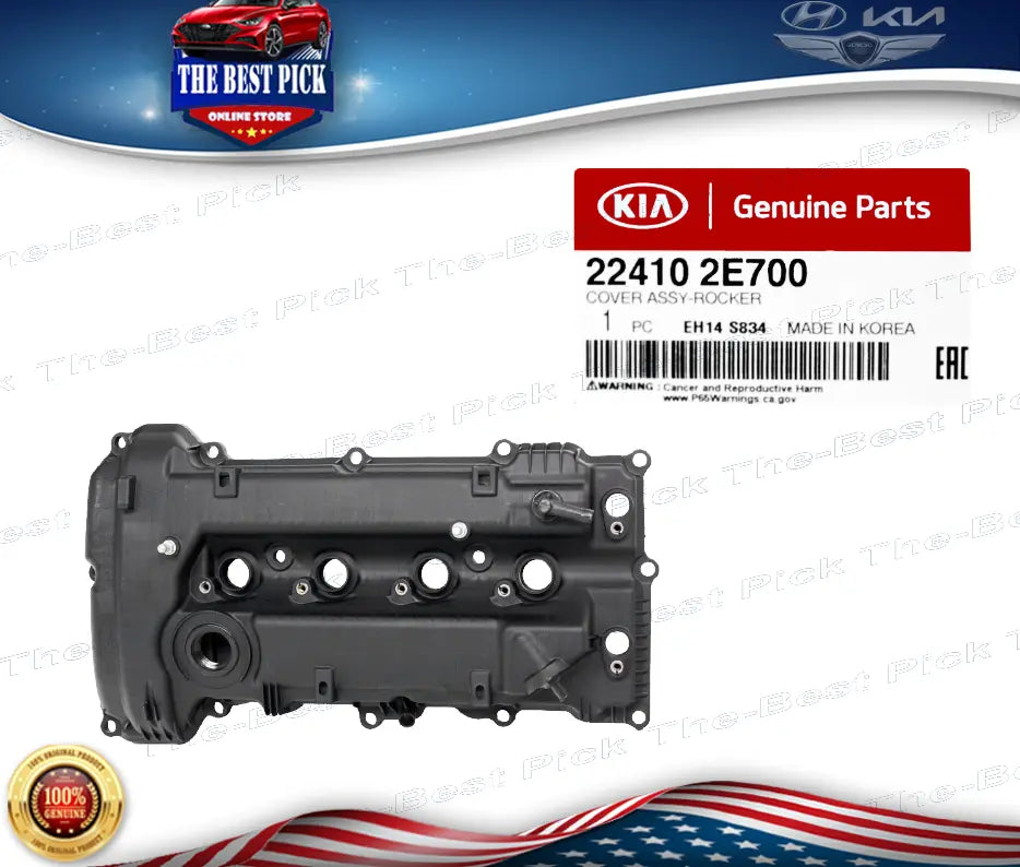 ⭐GENUINE⭐ Engine Valve Cover 2.0L Veloster Kona Forte Elantra 17-20 224102E700