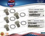 ⭐GENUINE⭐ Engine Oil Drain Plug+Washer Hyundai/Kia 5PCS 2151223001 + 2151323001