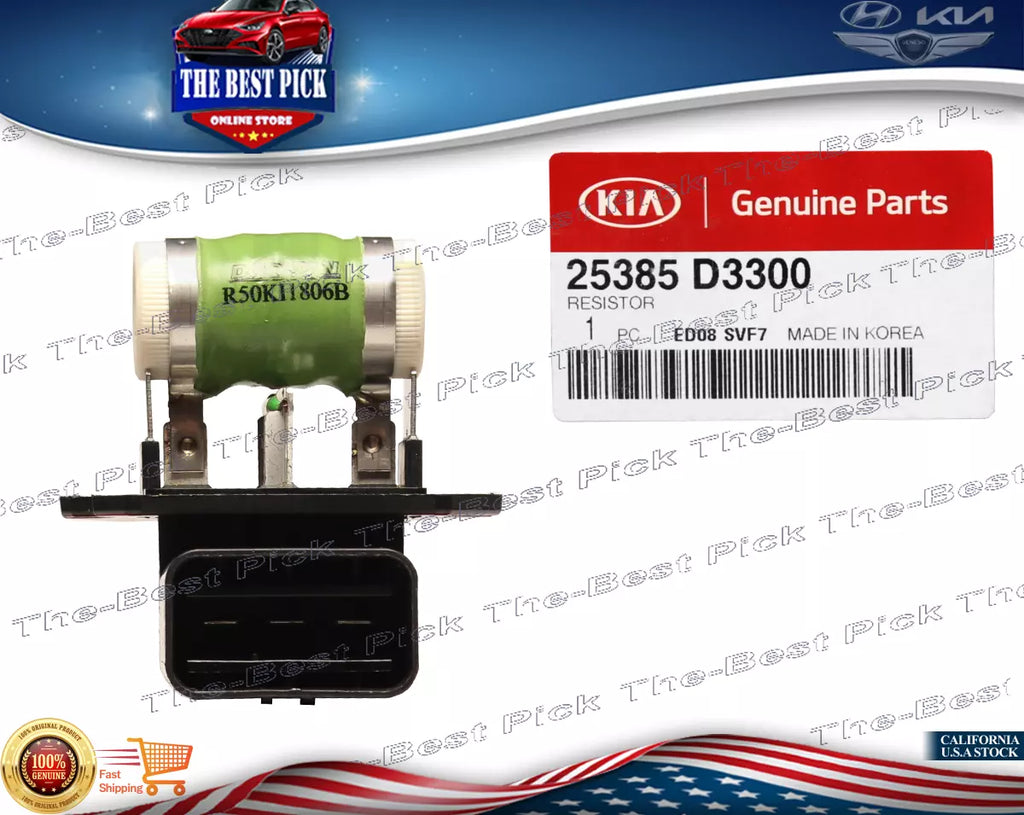 ⭐GENUINE⭐ RESISTOR FOR HYUNDAI/KIA 25385D3300