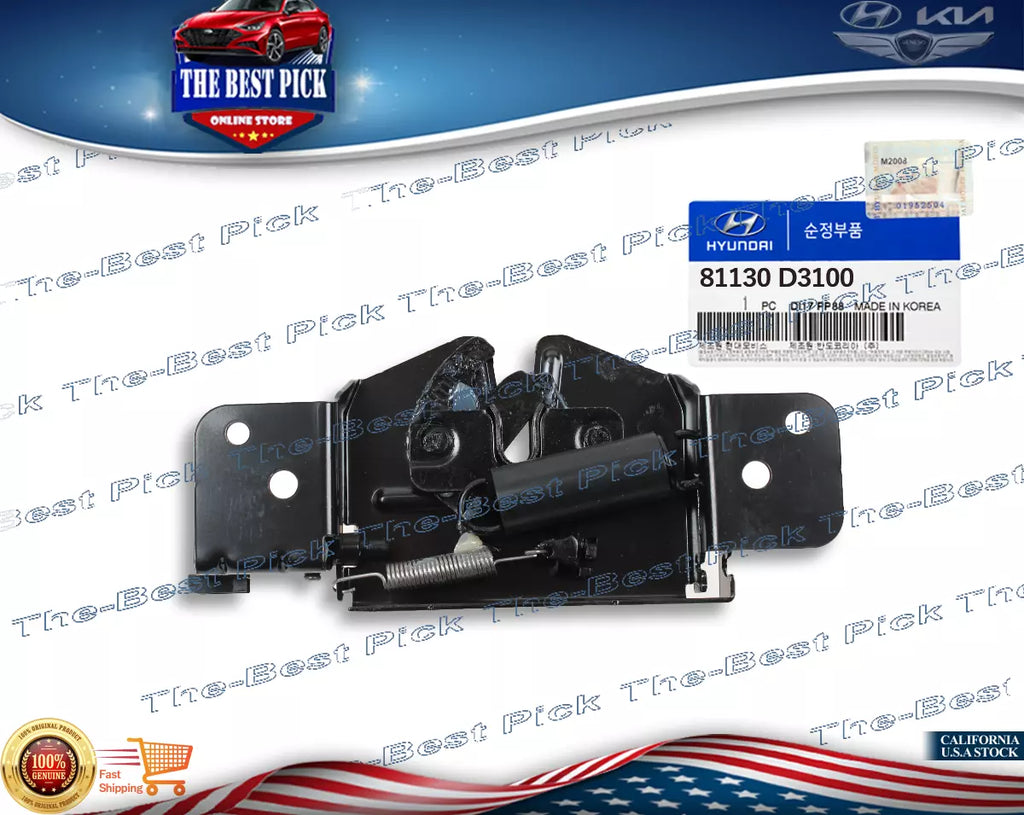 ⭐GENUINE⭐ for Hyundai 2016 2017 Tucson Hood Lock Latch 81130D3100