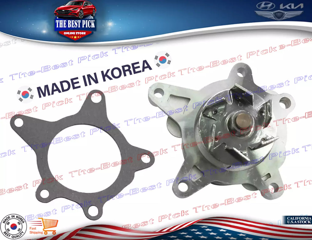 water Pump FOR ALL 1.6 Elantra Optima Sonata Tucson Veloster FORT 251002B700