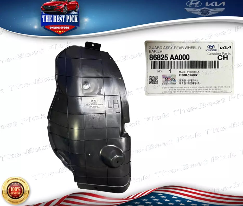 ⭐GENUINE⭐REAR LH rear + RH rear Splash Shield ELANTRA 22 86825AA000 + 86826AA000