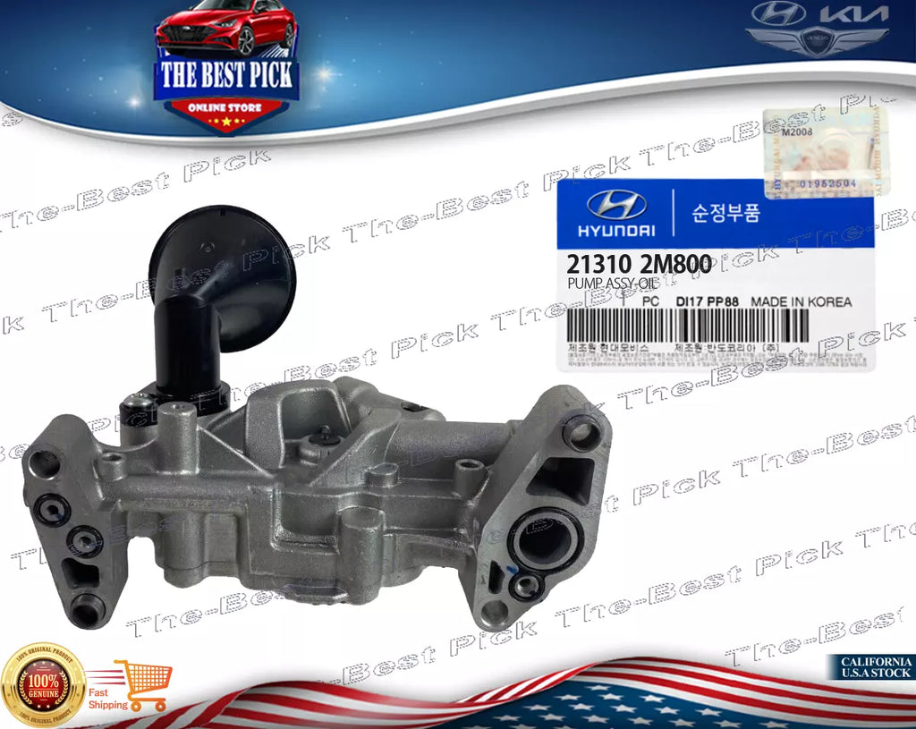 ⭐GENUINE⭐ Engine Oil Pump 1.6L TURBO For Sonata Santa Fe K5 2020-2023 213102M800