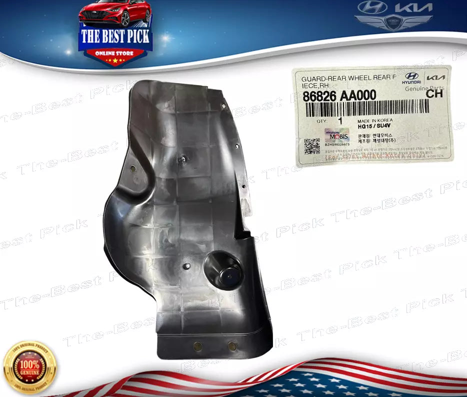 ⭐GENUINE⭐REAR LH rear + RH rear Splash Shield ELANTRA 22 86825AA000 + 86826AA000