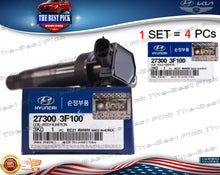 Load image into Gallery viewer, ⭐GENUINE⭐ Ignition Coil 4PCS for Santa Fe Sonata Forte Optima Sorento 273003F100