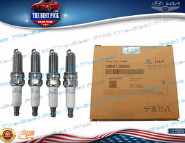 GENUINE⭐ 4 PCS SPARK PLUG For 2.0L 2015-22 Select Hyundai Kia Genesis 1885709085