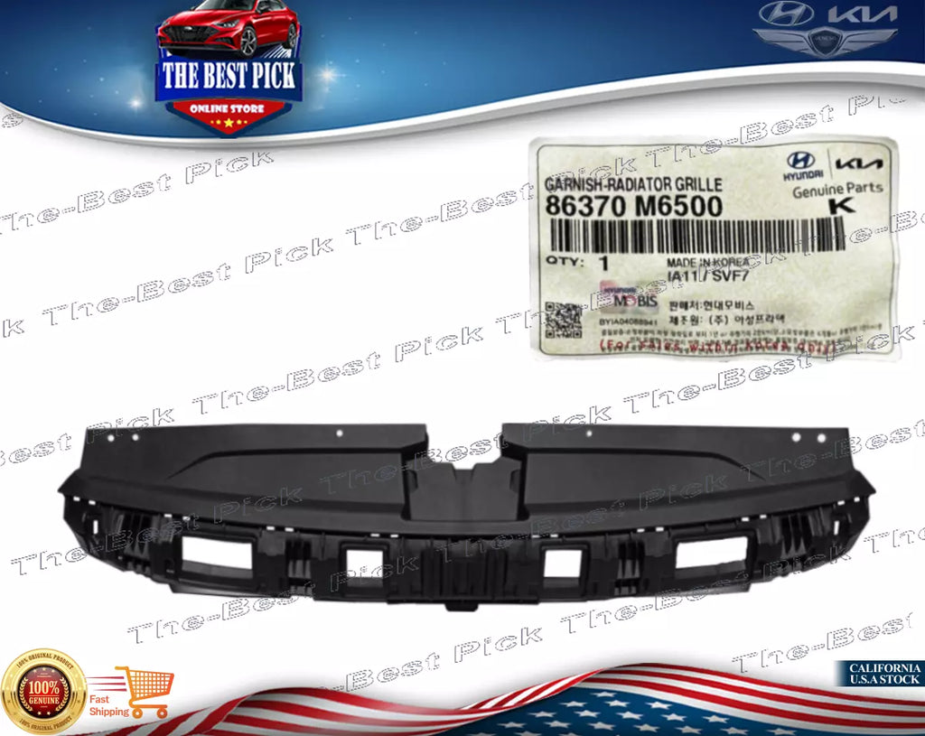 Front Upper Grille Closing Plate Sight Shield Cover⭐GENUINE⭐ Kia Forte 2022-2024