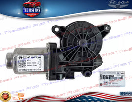 ⭐GENUINE⭐ FRONT Power Window Motor LEFT Without Auto Up & Down for 17-20 Elantra