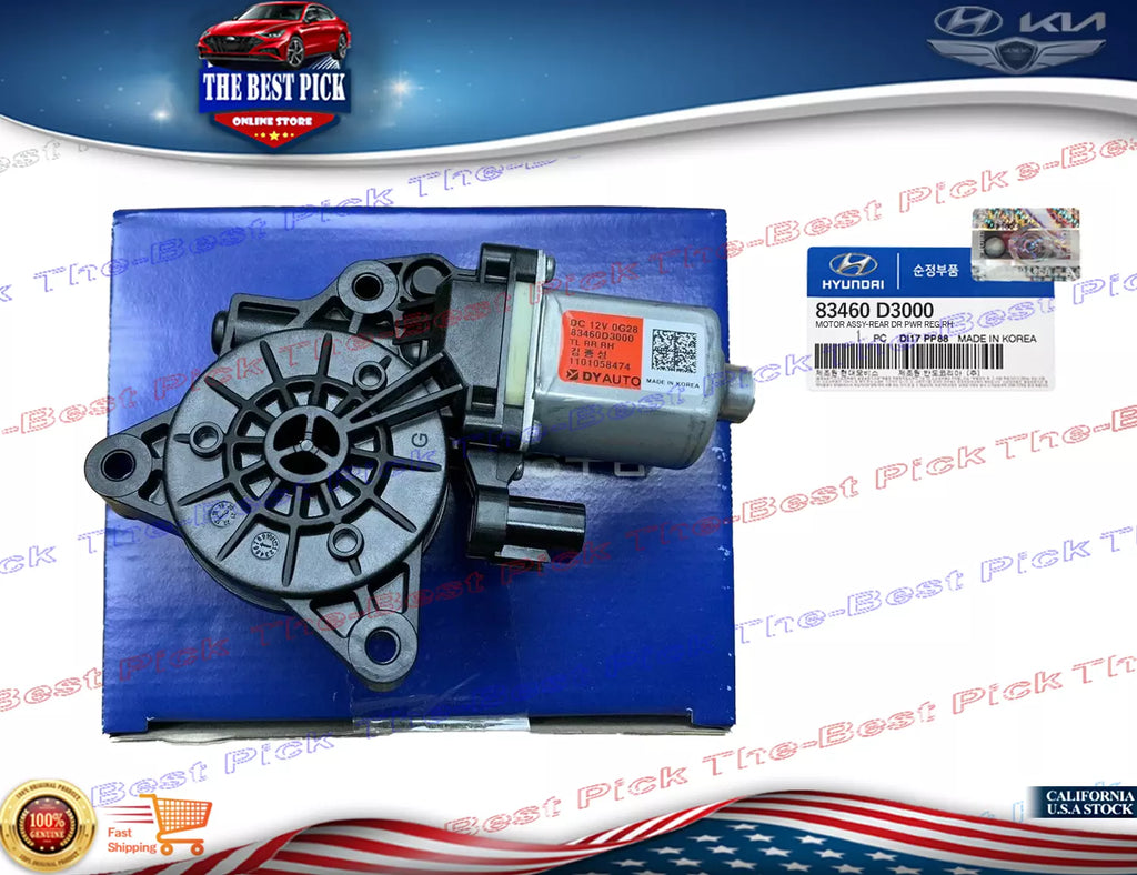 ⭐GENUINE⭐ REAR Door Motor Power Window RIGHT 2016-2021 HYUNDAI TUCSON 83460D3000