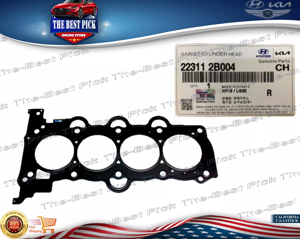 ⭐GENUINE⭐ Engine Cylinder Head Gasket For HYUNDAI/KIA 1.6L 223112B004