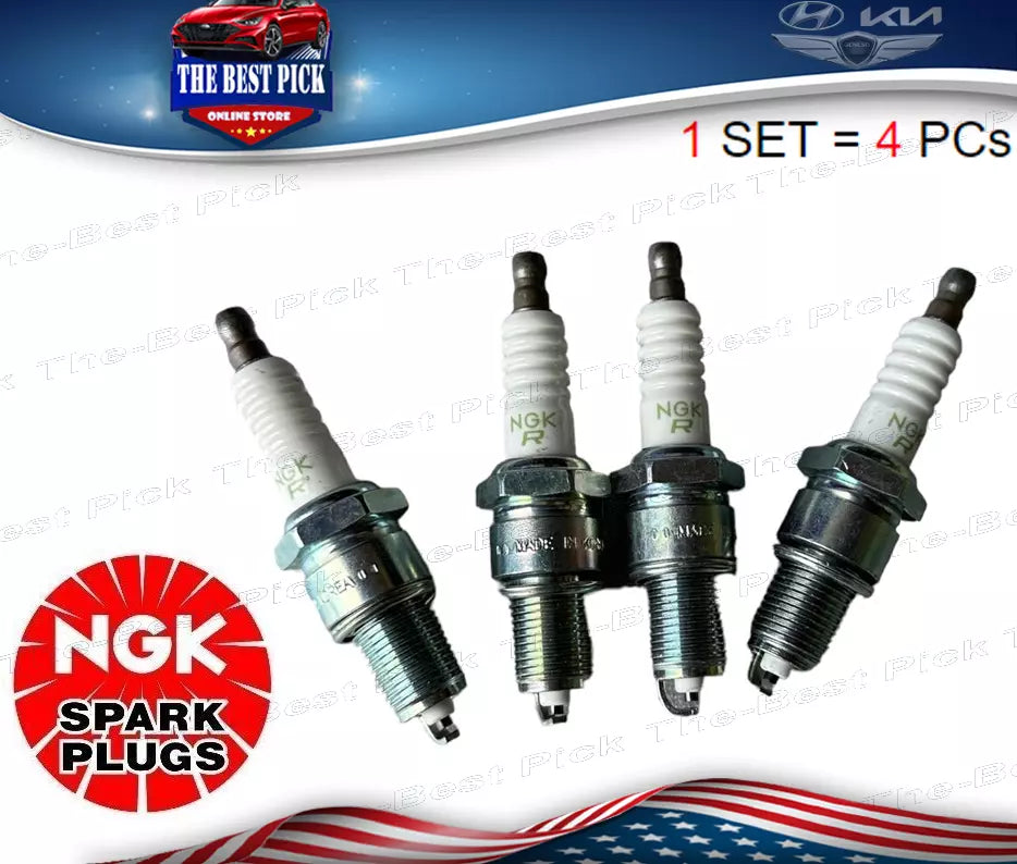 4 X NGK V-Power Resistor GENUINE Power Performance Spark Plugs BPR5EY # 1233