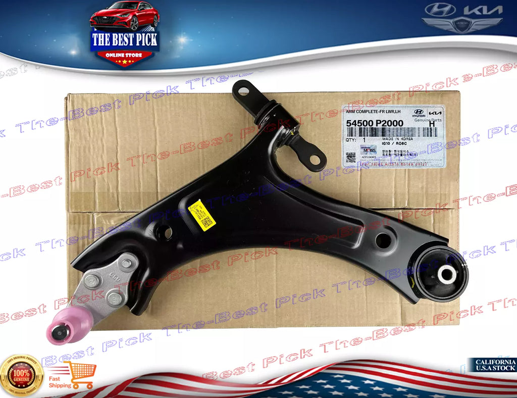 ⭐GENUINE⭐ Front Lower Control Arm LEFT 22-24 Santa Cruz 21-24 Sorento 54500P2000