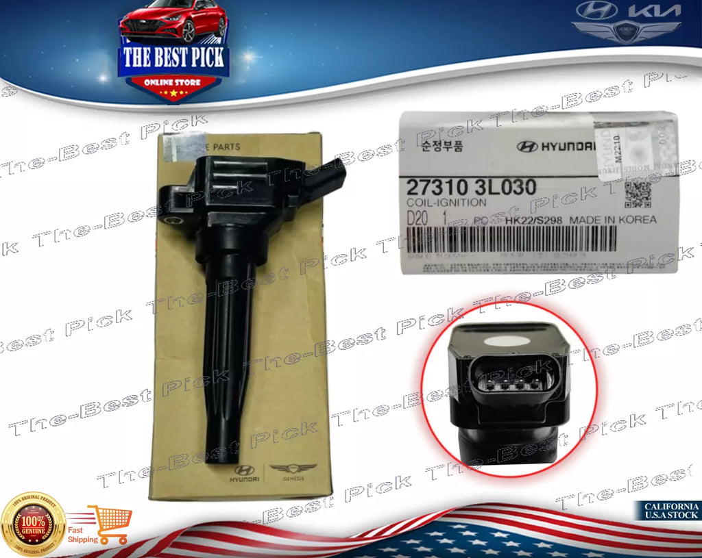 ⭐GENUINE⭐1 PC Ignition Coil for Hyundai Palisade Sedona Stinger 20-21 273103L030