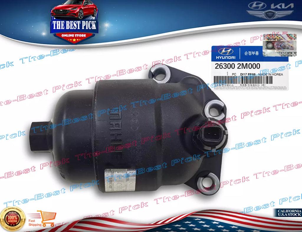 ⭐GENUINE⭐ 1.6L Oil Filter Housing Accent Venue Rio 2020-2023 263002M000