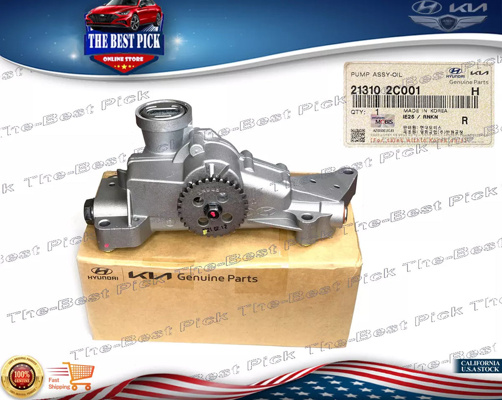 ENGINE OIL PUMP ⭐GENUINE⭐ 213102C001 HYUNDAI GENESIS COUPE TURBO 2.0L 2009-2014