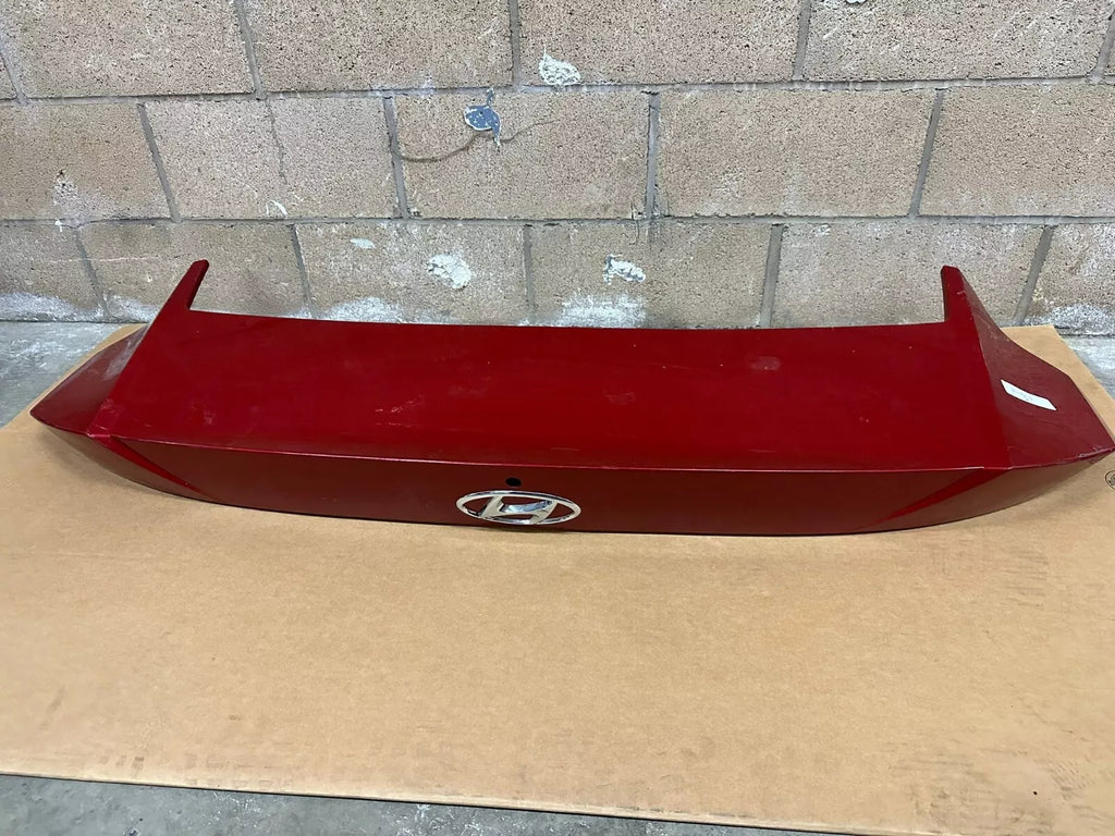 2021 2023 HYUNDAI ELANTRA REAR TRUNK SPOILER WITH CAMERA HOLE RED