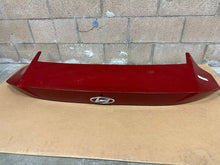 Load image into Gallery viewer, 2021 2023 HYUNDAI ELANTRA REAR TRUNK SPOILER WITH CAMERA HOLE RED