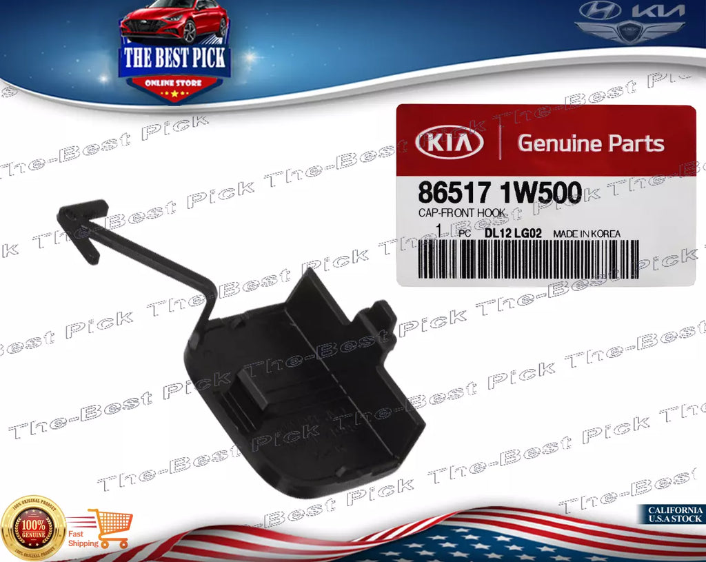 ⭐GENUINE⭐Front Bumper-Tow Hook Eye Cap Cover 865171W500 Kia Rio Sedan 2016-2017